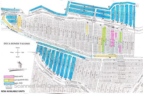 Detailed Road Map of Deca Homes Talomo 